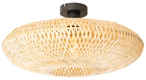 Inteligentna lampa sufitowa bambusowa 50 cm z Wifi G95 - Ostrava