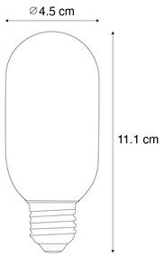 Zestaw 5 Żarówka LED z możliwością ściemniania E27 złota T45 4W 300 lm 2200K