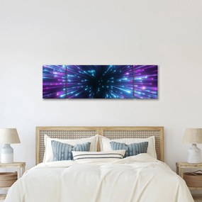 Obraz - Neonowa przestrzeń (170x50 cm)