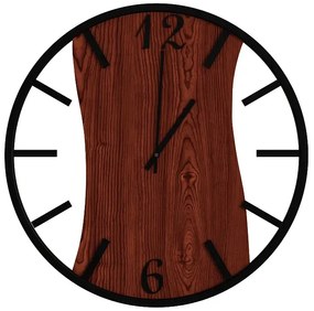 Zegar na ścianę w kolorze palisandru N2-H59