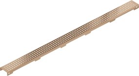 Mexen Flat M08 maskownica do odpływu liniowego 100 cm, miedź szczotkowana - 1C25100