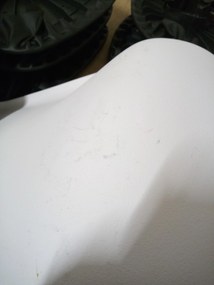 PROMOCJA Biało-czarne krzesło BALI MARK z czarnymi nogami II jakość