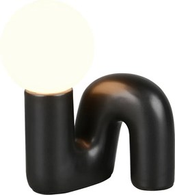 Czarna lampa stołowa ceramiczna (wysokość 21,5 cm) Quinn – Reality