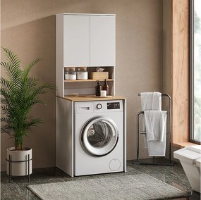 Szafka na pralkę biały/artystyczny 68x60x88.2 viktor