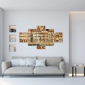 Obraz - Dzielnica Waterfront, Portugalia (125x70 cm)