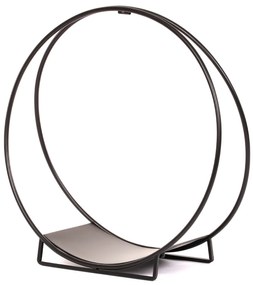 Stojak metalowo-drewniany okrągły, 70 x 71 x 29 cm