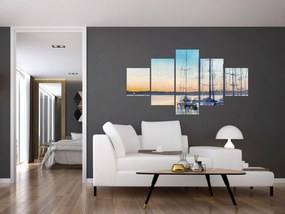 Obraz - Żeglarstwo, akwary (125x70 cm)