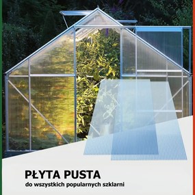 Poliwęglan komorowy MARK 6mm, 60,5x121x0,6cm, 10 szt., przezroczysta Jurhan