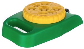 Zraszacz ogrodowy Happy Green z 8 funkcjami, zielony