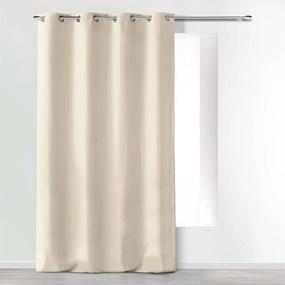 Beżowa zasłona z mikrowłókna 140x280 cm Absolu – douceur d'intérieur