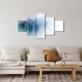 Obraz - Kształty geometryczne (125x70 cm)