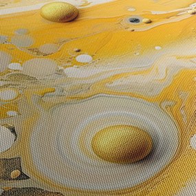 Obraz - Abstrakcyjne tło ze złotą dekoracją (125x70 cm)