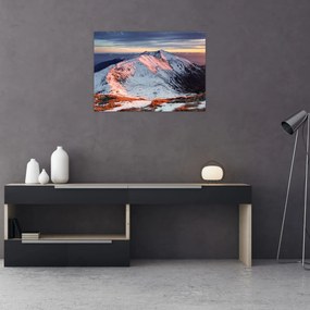 Obraz - Zimowa panorama górska II. (70x50 cm)