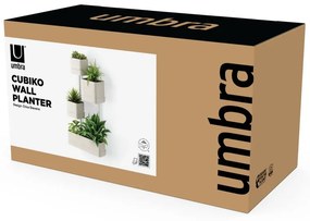 Plastikowe doniczki wiszące na zioła zestaw 4 szt. Cubiko – Umbra