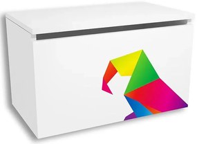 Biały pojemnik na zabawki A5-T51