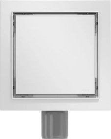 Mexen Flat-Q M13 wpust podłogowy kwadratowy 20 x 20 cm, inox - 1010020