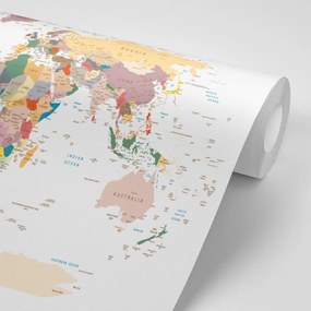 Tapeta mapa z nazwami