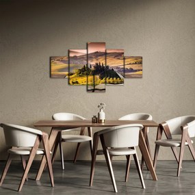 Obraz krajobrazu w książce (125x70 cm)