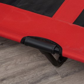 PawHut Leżak dla psów na zewnątrz Łóżko dla zwierząt domowych Miejsce do spania Czerwone | Aosom PL