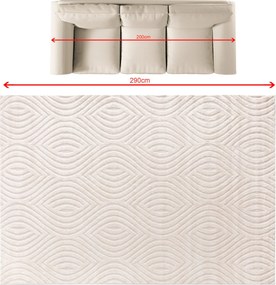 Dywan Serenno cream 200x290 cm