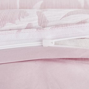 Pościel żakardowa Alabama różowy, 140 x 200 cm, 70 x 90 cm