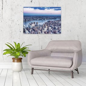 Obraz na szkle Nowego Jorku (70x50 cm)