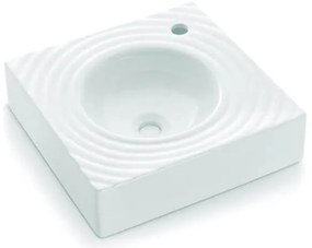 Bathco 0081 - Umywalka nablatowa GOTA 45x45 cm porcelana/biała