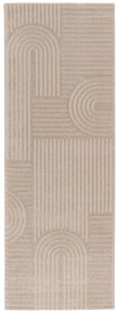 Dywan nowoczesny 3D Louis beżowy 80 cm x 220 cm