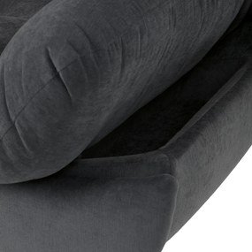 Elektryczny fotel z wbudowanym sterowaniem, szary