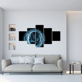 Obraz kropli lodu (125x70 cm)