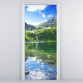 Fototapeta na drzwi - Jezioro w Tatrach (95x205cm)