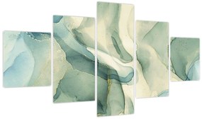 Obraz - Atramentowa abstracja (125x70 cm)