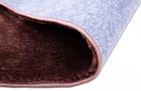 Dywan pluszowy Catwalk brązowy 80 cm x 150 cm