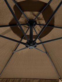 Składany parasol ogrodowy Floriva YN7011-BR, brązowy