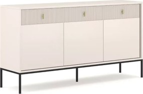Komoda Aurea 154 cm – stylowa komoda z ryflowanymi frontami, nowoczesny design
