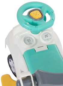 Dolu Samochód odpychacz 3w1 biały, 85 x 41 x 87 cm