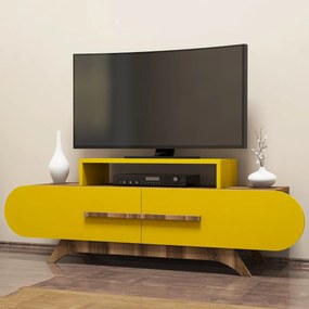 Stolik pod telewizor Rose Walnut Yellow