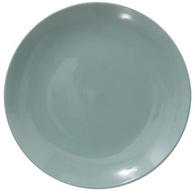 Talerz z kamionki miętowy COLORAMA, Ø 27 cm