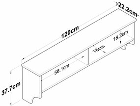 Wieszak ścienny Polo White