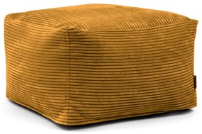 Musztardowy sztruksowy worek do siedzenia Softbox MooG – SLOWDOWN