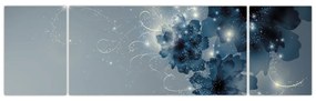 Obraz - Delikatne kwiaty (170x50 cm)