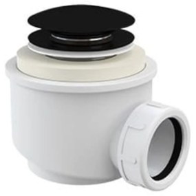 Wanna wolnostojąca VALO owalna biała z konglomeratu 165 x 75 cm bez przelewu cienki rant | Różne kolory korków : Kolor korka - Czarny