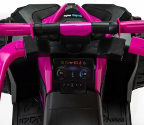 Leżaczek Baby Mix Mega z prowadnicą, niebieski
