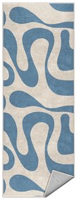 Niebieski chodnik odpowiedni do prania 80x200 cm Blue Latte – Mila Home