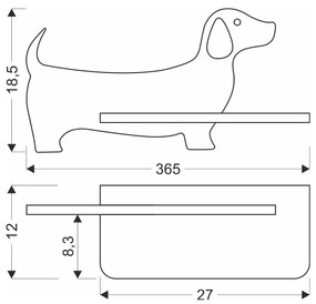 Różowa lampa dziecięca Dog – Candellux Lighting