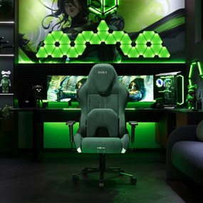 Fotel gamingowy materiałowy Diablo X-One Prime Normal Size, Forest Green