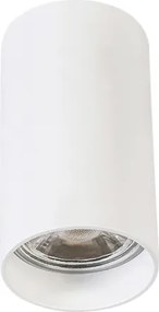 Zestaw 4 nowoczesnych reflektorów natynkowych białe 5,5 cm GU10 50 mm - Tuba