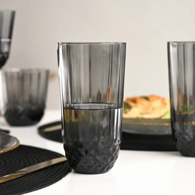 Szklanka ze szkła w kolorze dymu, 320 ml, S