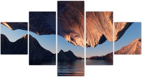 Obraz - Klify 3D (125x70 cm)