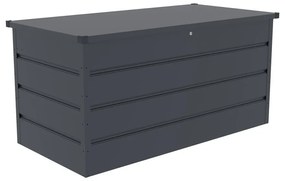 Antracytowa skrzynia ogrodowa Max F – Rojaplast